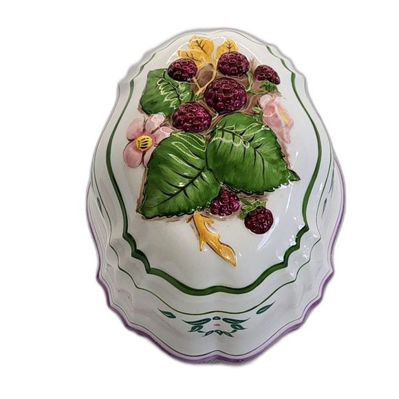 Vintage The Franklin Mint Le Cordon Bleu Collectible Porcelain Molds Set of 2 - Picture 2 of 12